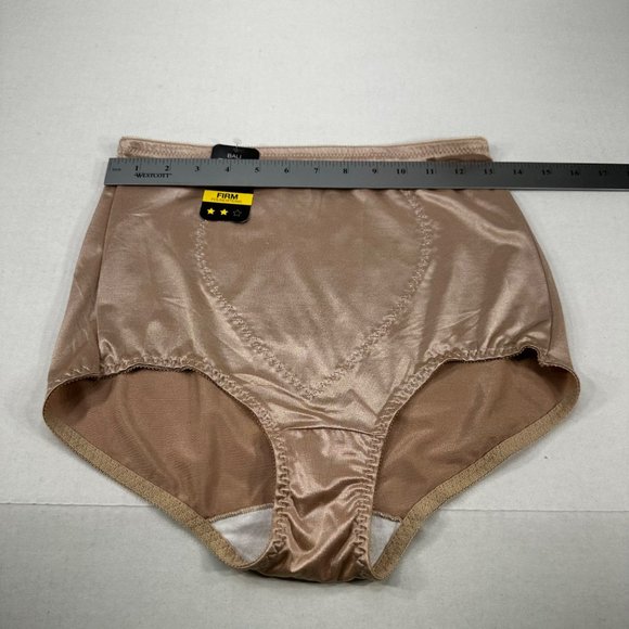 Bali Women's XL Panty Brief Shaper Firm Foundation True Control System Beige New - Picture 10 of 12